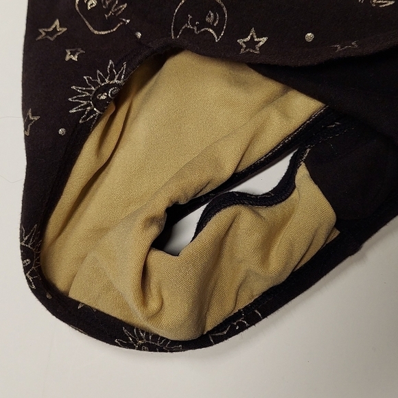 TAHITI SUN & MOON BLACK & GOLD SWIMSUIT Size L - Picture 3 of 9